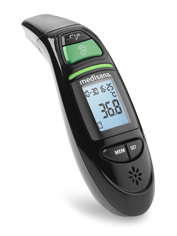 Medisana Wielofunkcyjny termometr "TM 750" w kolorze czarnym na podczerwień rozmiar: onesize
