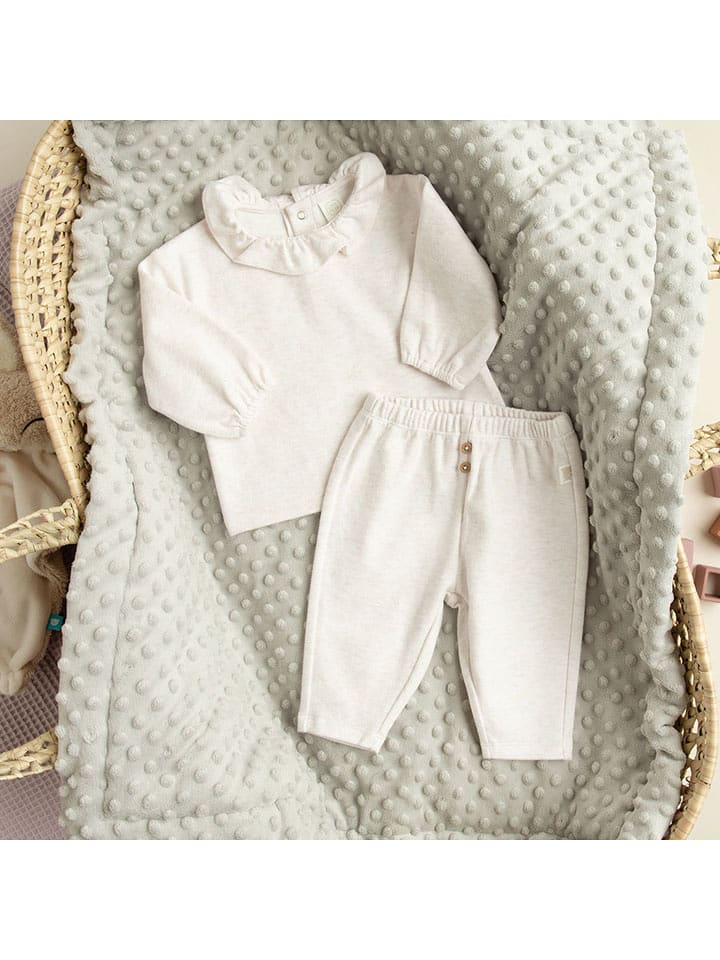 COOL CLUB 2-częściowy zestaw w kolorze kremowym rozmiar: 80