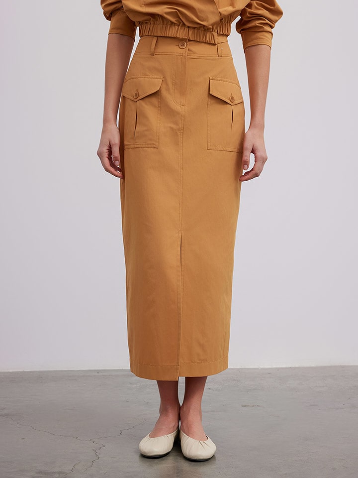 BGN Spódnica w kolorze karmelowym rozmiar: 36