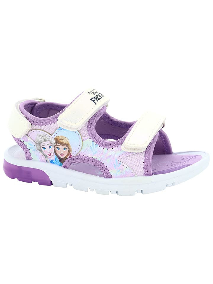 Disney Sandały w kolorze fioletowo-białym rozmiar: 29