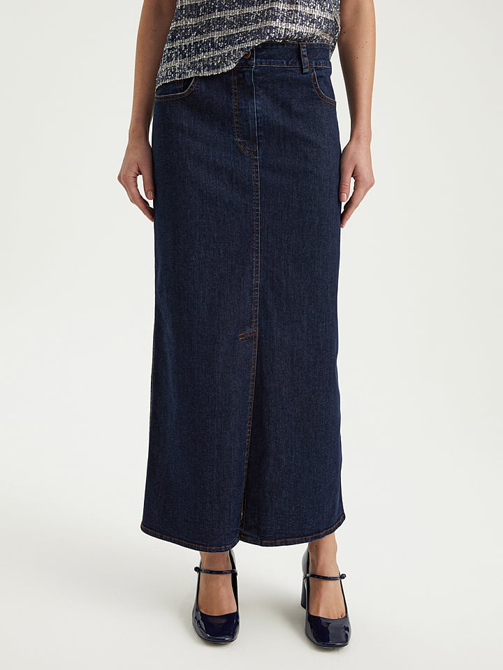 BGN Spódnica dżinsowa w kolorze granatowym rozmiar: 36