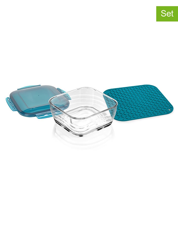 Nicer Dicer 2-częściowy zestaw "Nicer Dicer Chef Pro" w kolorze morskim - 2,8 l rozmiar: onesize