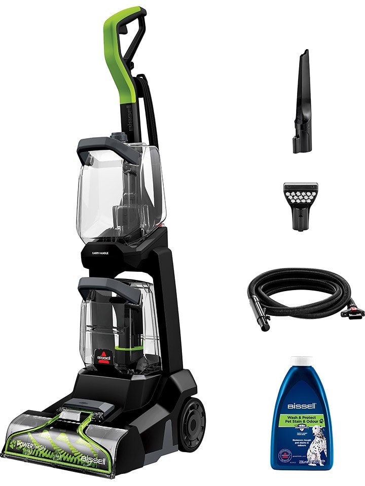 BISSELL Odkurzacz piorący "PowerWash Pet" w kolorze czarno-zielonym - 30 x 108 x 42 cm rozmiar: onesize