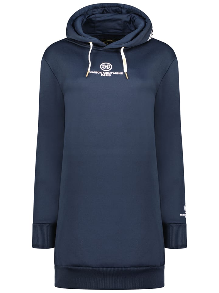 Maison Montaigne Sukienka dresowa "Gilongmai" w kolorze granatowym rozmiar: M