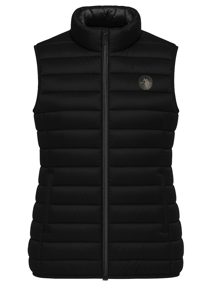 U.S. Polo Assn. Kamizelka pikowana w kolorze czarnym rozmiar: XL