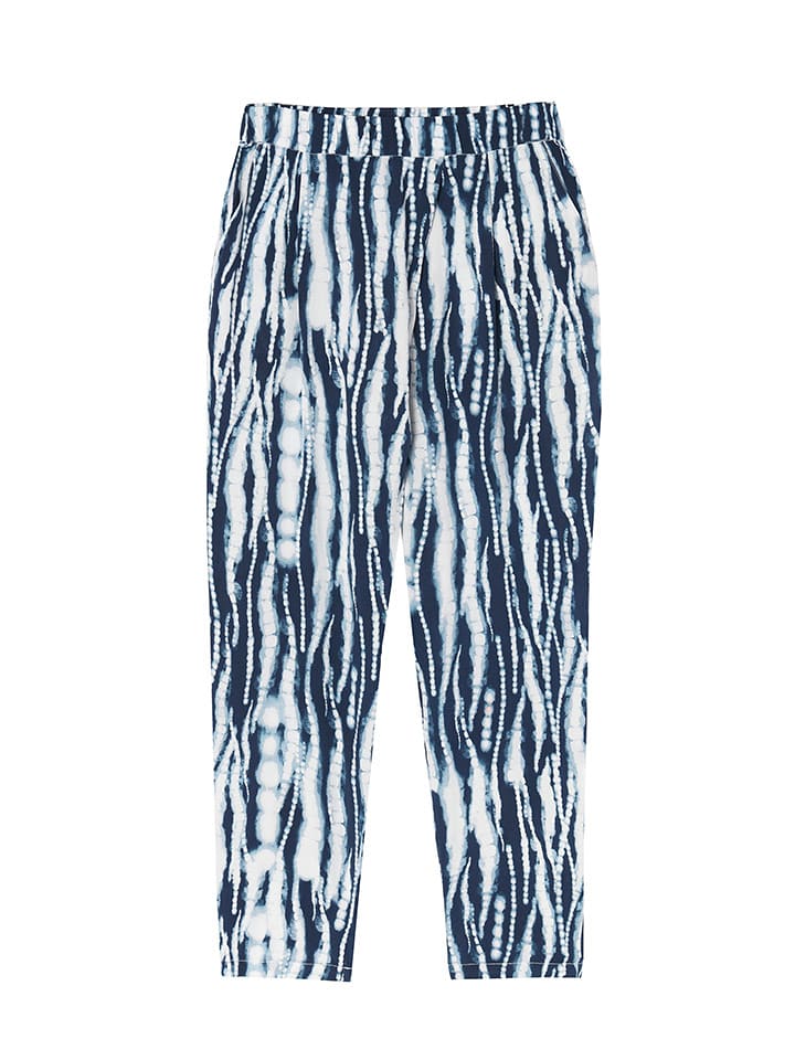 TATUUM Spodnie w kolorze granatowo-białym rozmiar: 38