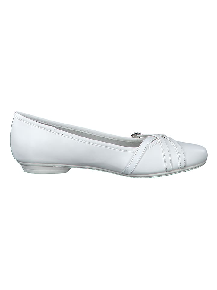 s.Oliver Baleriny w kolorze białym rozmiar: 38