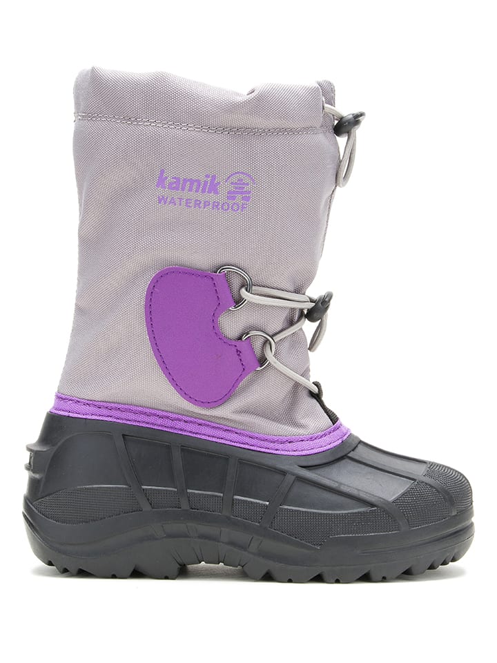 Kamik Kozaki zimowe "Southfrost" w kolorze fiołkowo-fioletowym rozmiar: 28/29