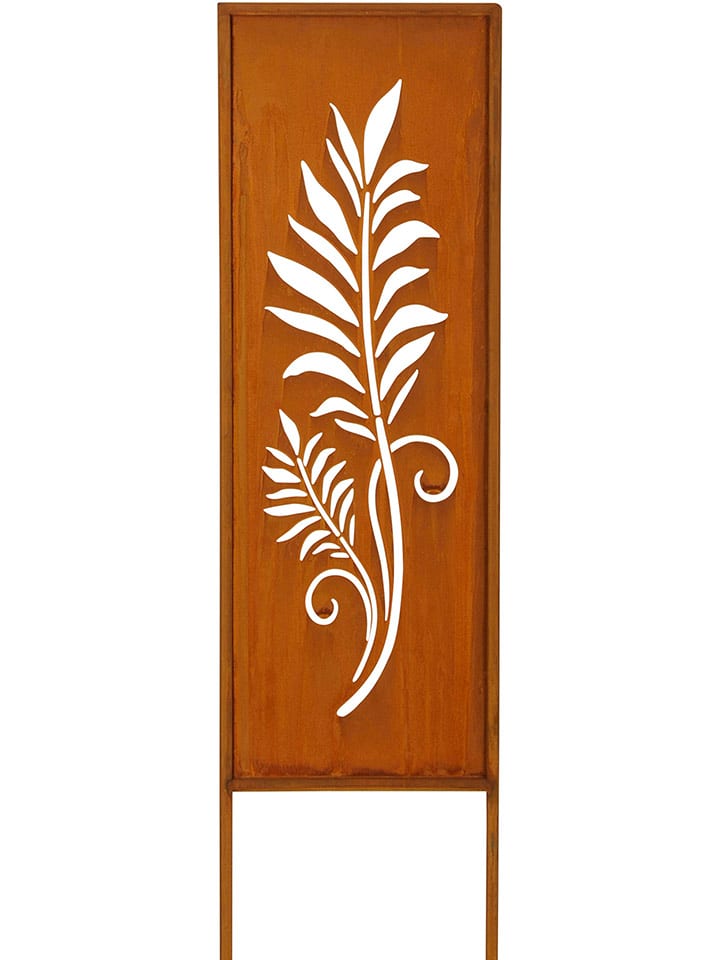 POSIWIO Palik ogrodowy w kolorze rdzawym - 22 x 83,5 cm rozmiar: onesize