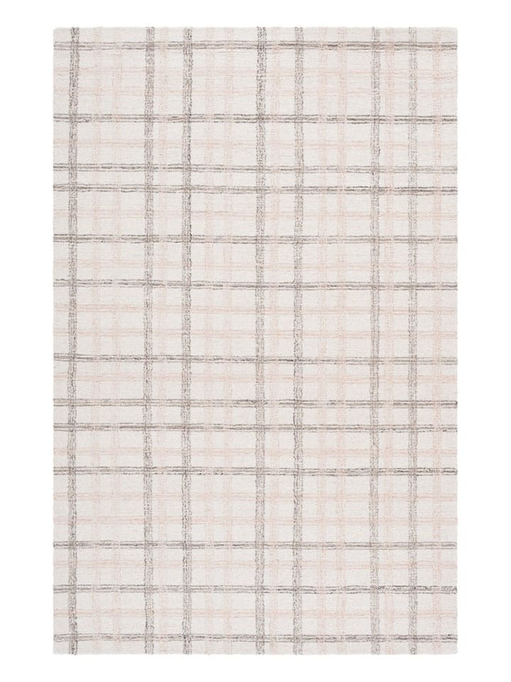 Safavieh Wełniany dywan "Ebony" w kolorze kremowym rozmiar: 152x244 cm