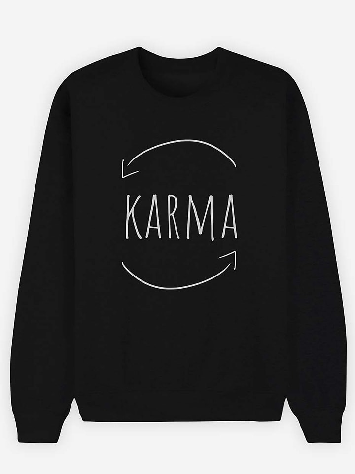 WOOOP Bluza "Karma" w kolorze czarnym rozmiar: M