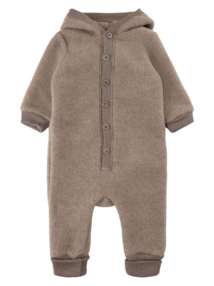 mikk-line Wełniany kombinezon w kolorze brązowym rozmiar: 74