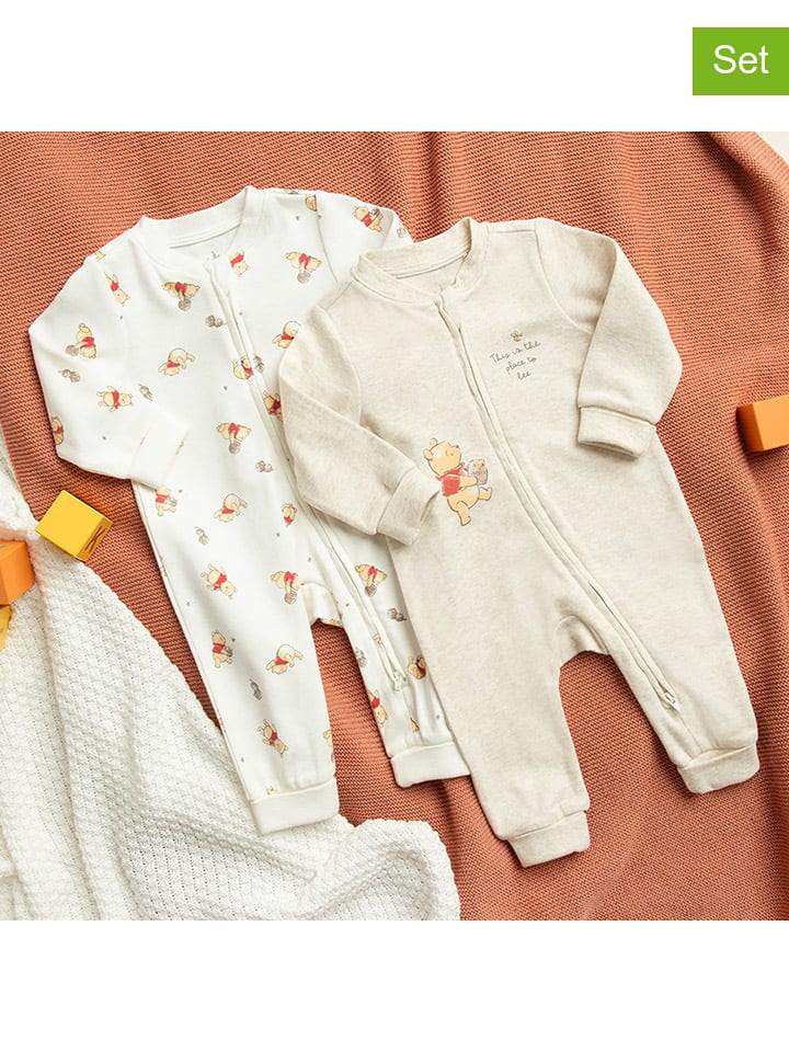 COOL CLUB Rampersy (2 szt.) w kolorze beżowym rozmiar: 86/92