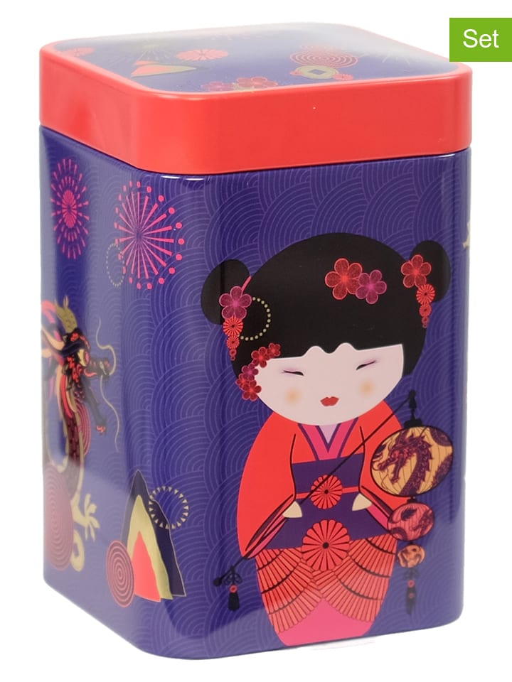 Eigenart Puszki (2 szt.) w kolorze granatowo-zielonym na herbatę - 100 g rozmiar: onesize