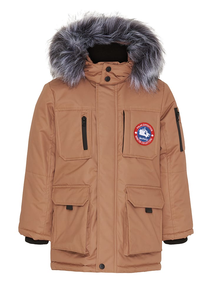 HULABALU Parka w kolorze karmelowym rozmiar: 122/128