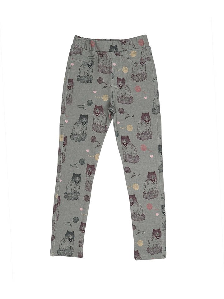 Walkiddy Legginsy w kolorze szarym rozmiar: 128