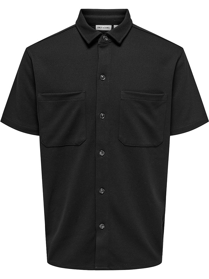 ONLY & SONS Koszula "Kodyl" w kolorze czarnym rozmiar: L
