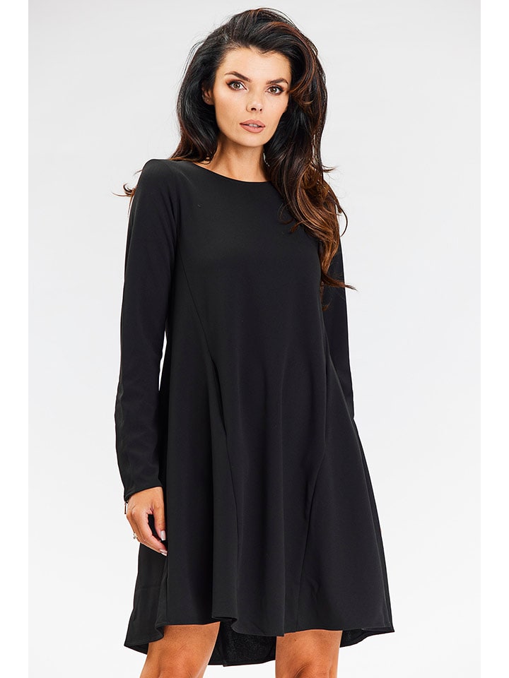 Awama Sukienka w kolorze czarnym rozmiar: L/XL