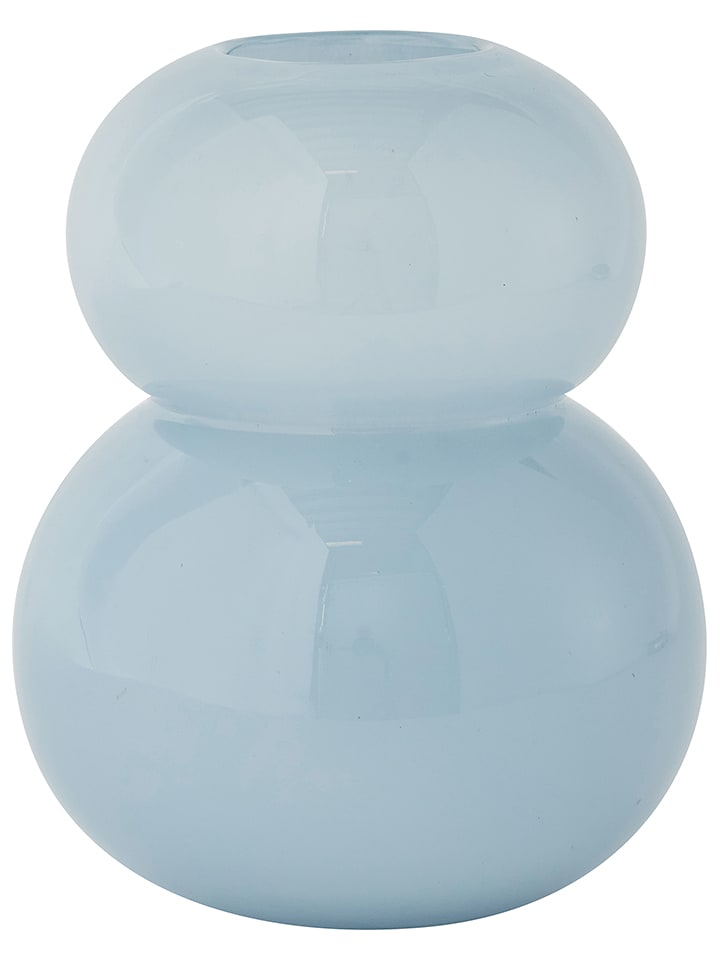 OYOY living design Wazon "Lasi" w kolorze błękitnym - wys. 23 x Ø 19,5 cm rozmiar: onesize