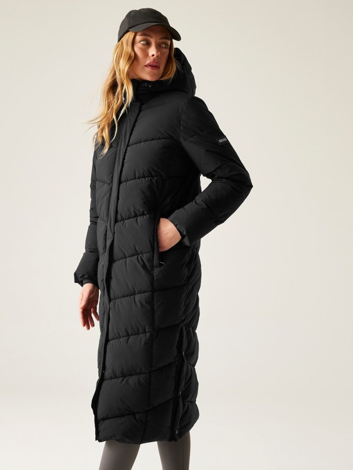 Regatta Płaszcz pikowany "Eloria" w kolorze czarnym rozmiar: 44