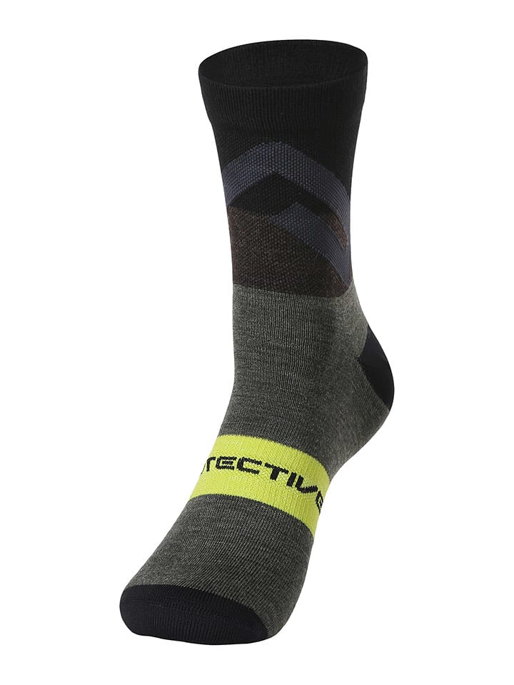 Protective Skarpety kolarskie "Stain" w kolorze khaki rozmiar: 36-39