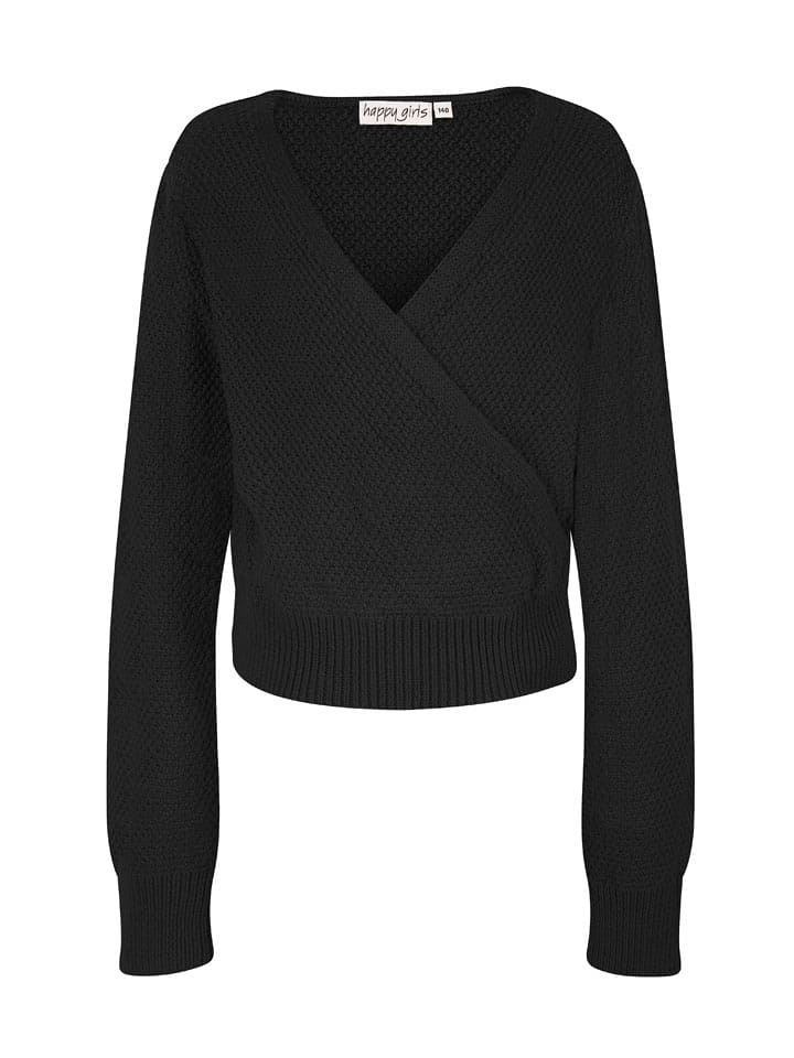 happy girls by Eisend Sweter w kolorze czarnym rozmiar: 128