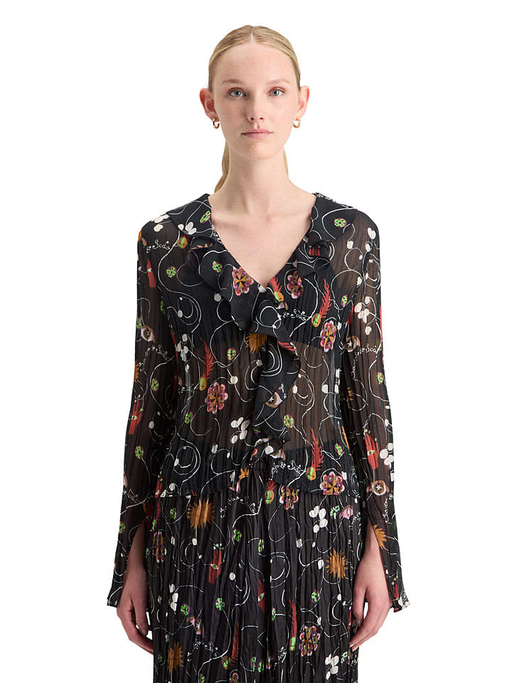 Scotch & Soda Bluzka w kolorze czarnym rozmiar: 40