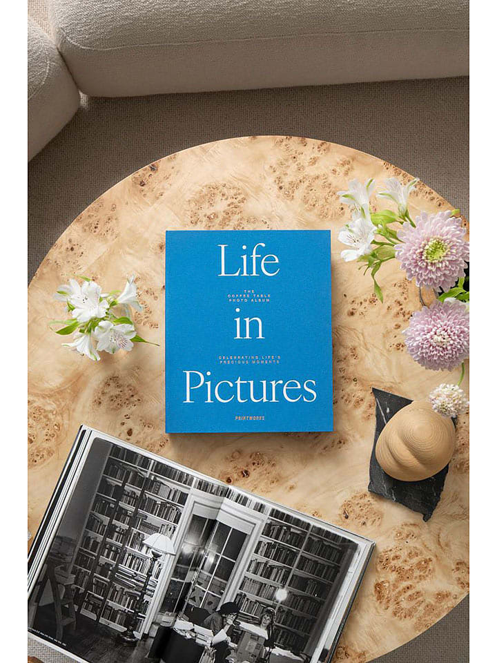 Printworks Album fotograficzny "Life in Pictures" w kolorze niebieskim - 27 x 33 x 5 cm rozmiar: onesize