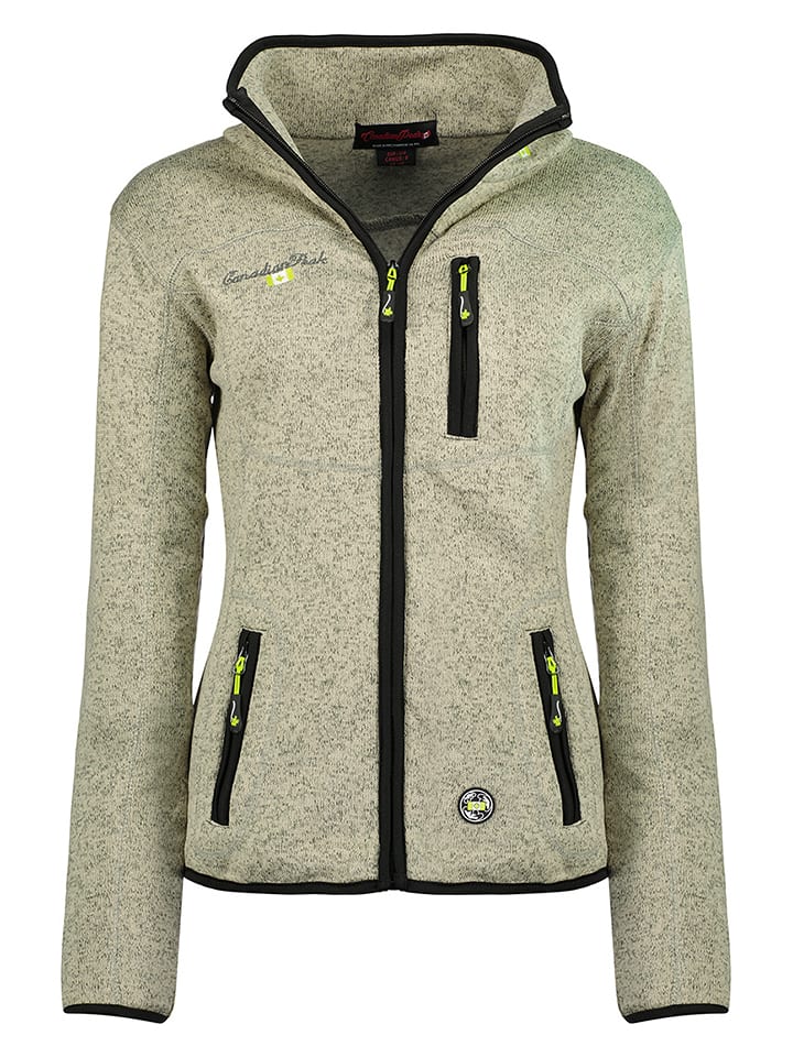 Canadian Peak Kurtka polarowa "Tedeneak" w kolorze szarobrązowym rozmiar: M