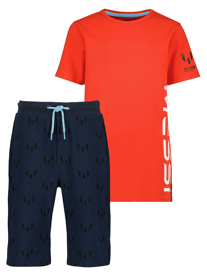 Messi Piżama w kolorze granatowo-czerwonym rozmiar: 98/104