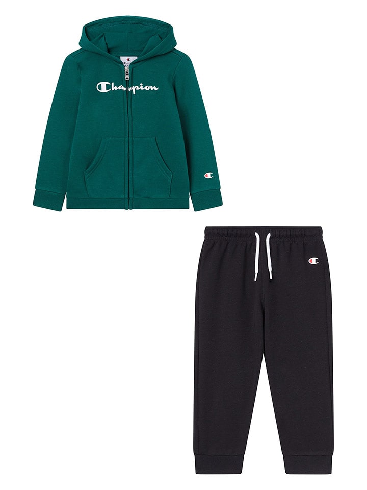 Champion 2-częściowy zestaw w kolorze zielono-czarnym rozmiar: 86