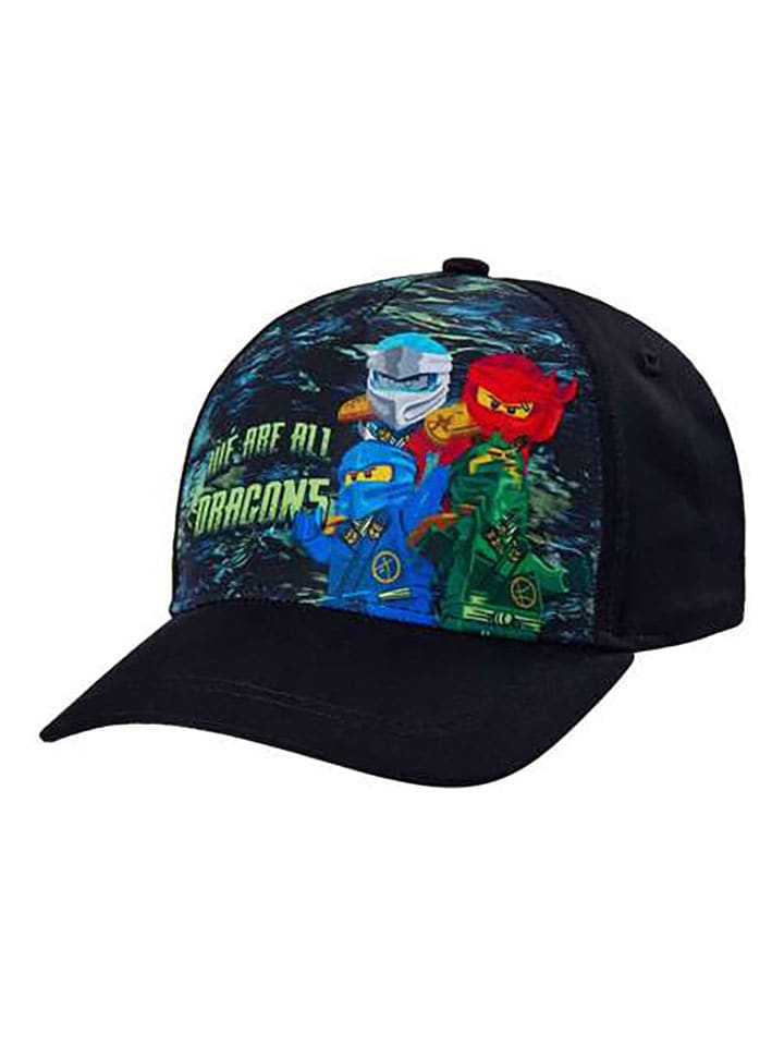 LEGO Czapka w kolorze czarnym ze wzorem rozmiar: 54-56 cm