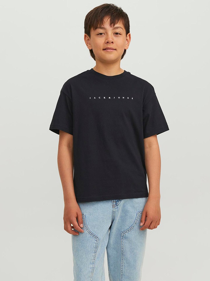 JACK & JONES Junior Koszulka w kolorze czarnym rozmiar: 152