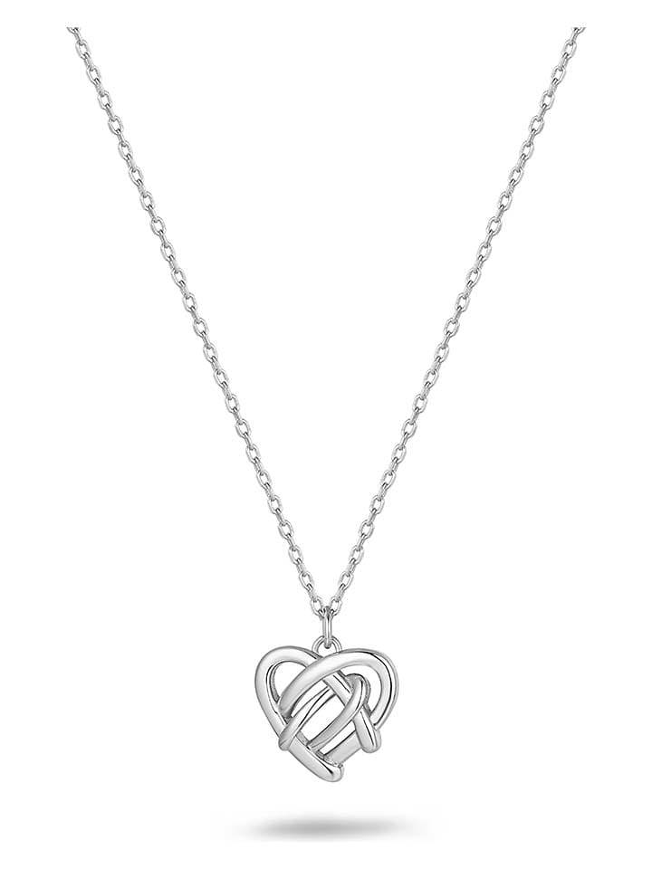 Eclat d'Argent Srebrny naszyjnik z zawieszką - dł. 40 cm rozmiar: onesize