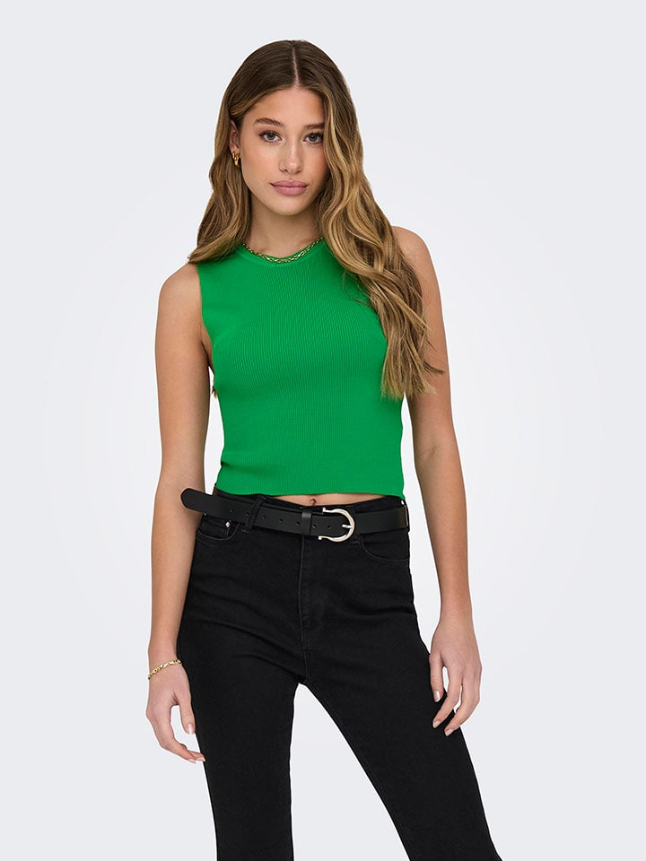 ONLY Top w kolorze zielonym rozmiar: XS