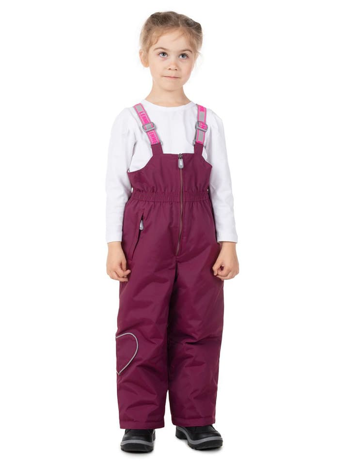 LENNE Spodnie zimowe "Heily" w kolorze czerwonym rozmiar: 122