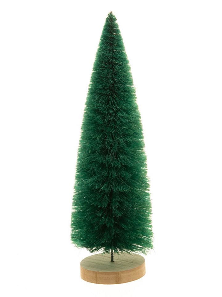 CHAKS Figurka dekoracyjna w kolorze zielonym - wys. 33 x Ø 11 cm rozmiar: onesize