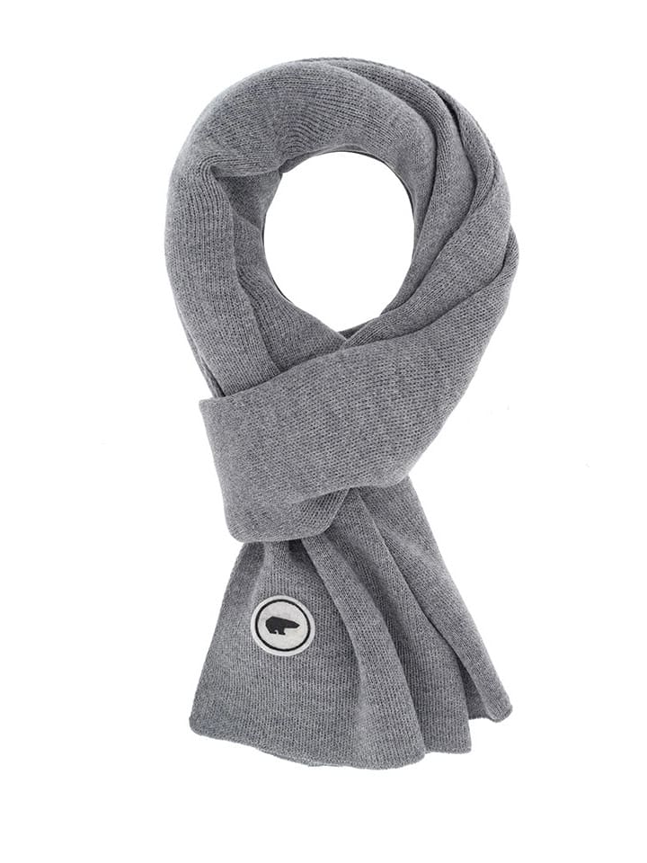 Eisbär Wełniany szal "Callon 2.0" w kolorze szarym rozmiar: onesize