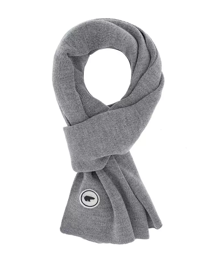 Eisbär Wełniany szal "Callon 2.0" w kolorze szarym rozmiar: onesize