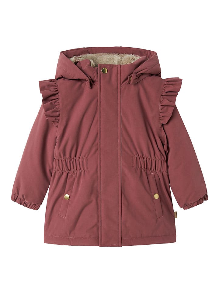 name it Parka "Snow" w kolorze jasnobrązowym rozmiar: 104