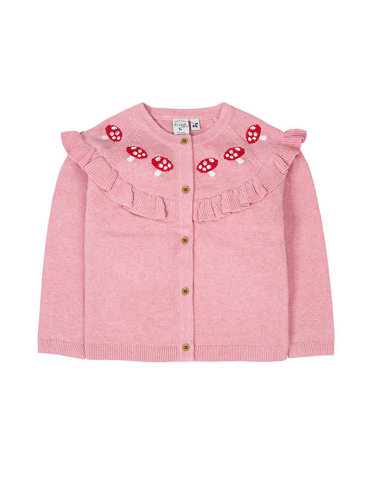 Frugi Kardigan "Romi" w kolorze jasnoróżowym rozmiar: 92/98