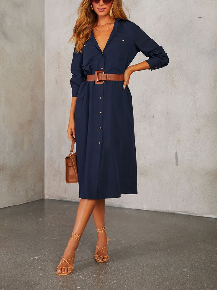 Milan Kiss Sukienka w kolorze granatowym rozmiar: L