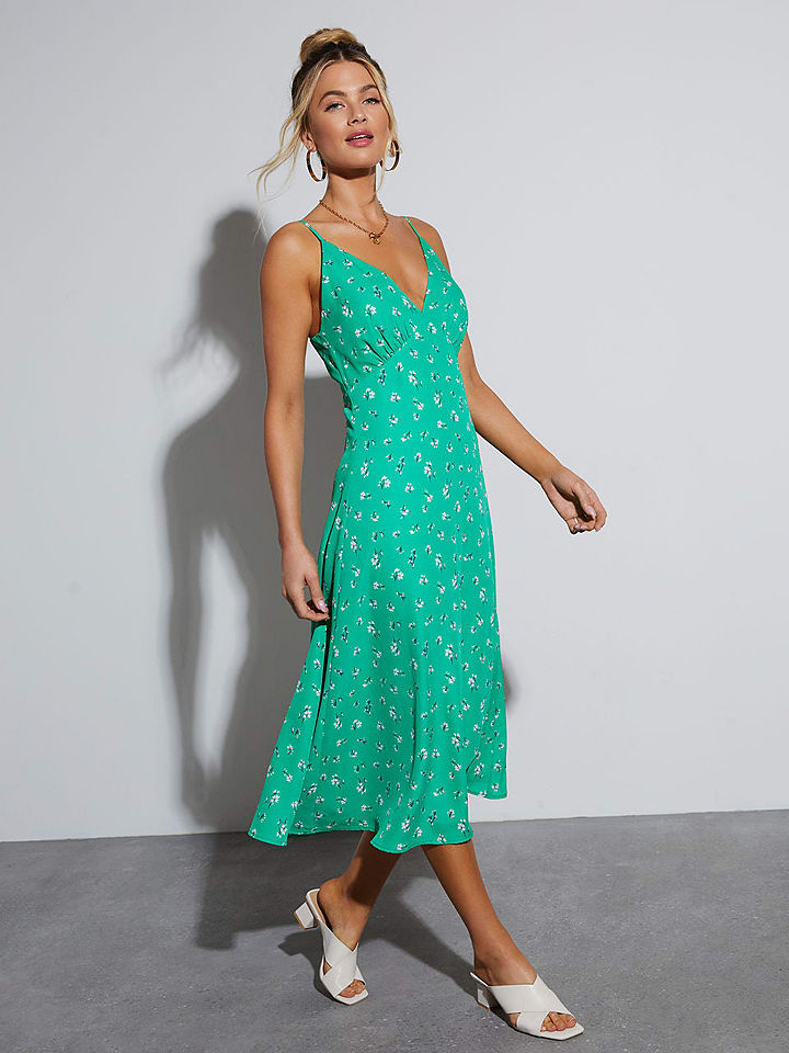 Milan Kiss Sukienka w kolorze turkusowo-białym rozmiar: XL