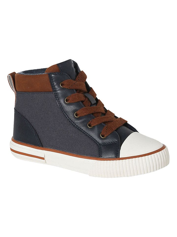 vertbaudet Sneakersy w kolorze granatowo-jasnobrązowym rozmiar: 29