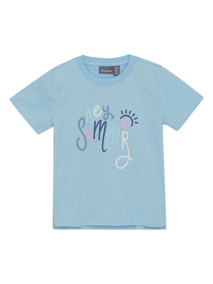 Color Kids Koszulka w kolorze błękitnym rozmiar: 110