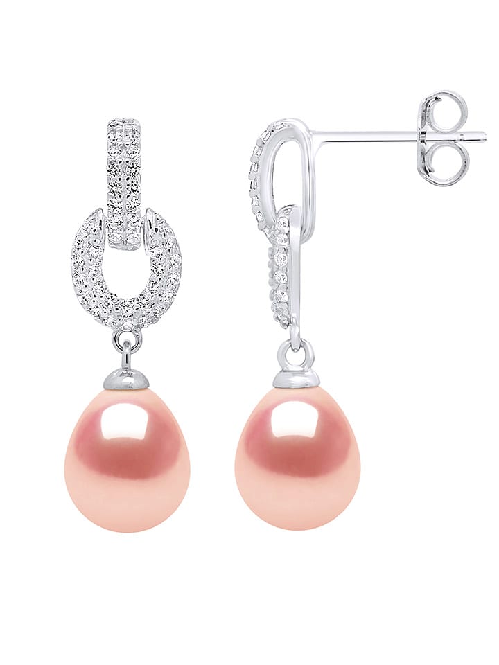 Mitzuko Srebrne kolczyki-wkrętki z perłami rozmiar: onesize