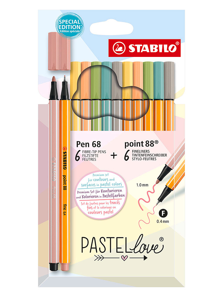 STABILO 12-częściowy zestaw "STABILO Pastellove" rozmiar: onesize