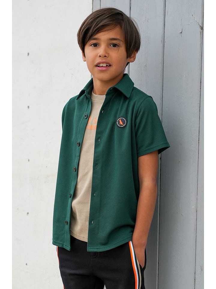 Tygo & Vito Koszula "Kyle" w kolorze zielonym rozmiar: 146/152