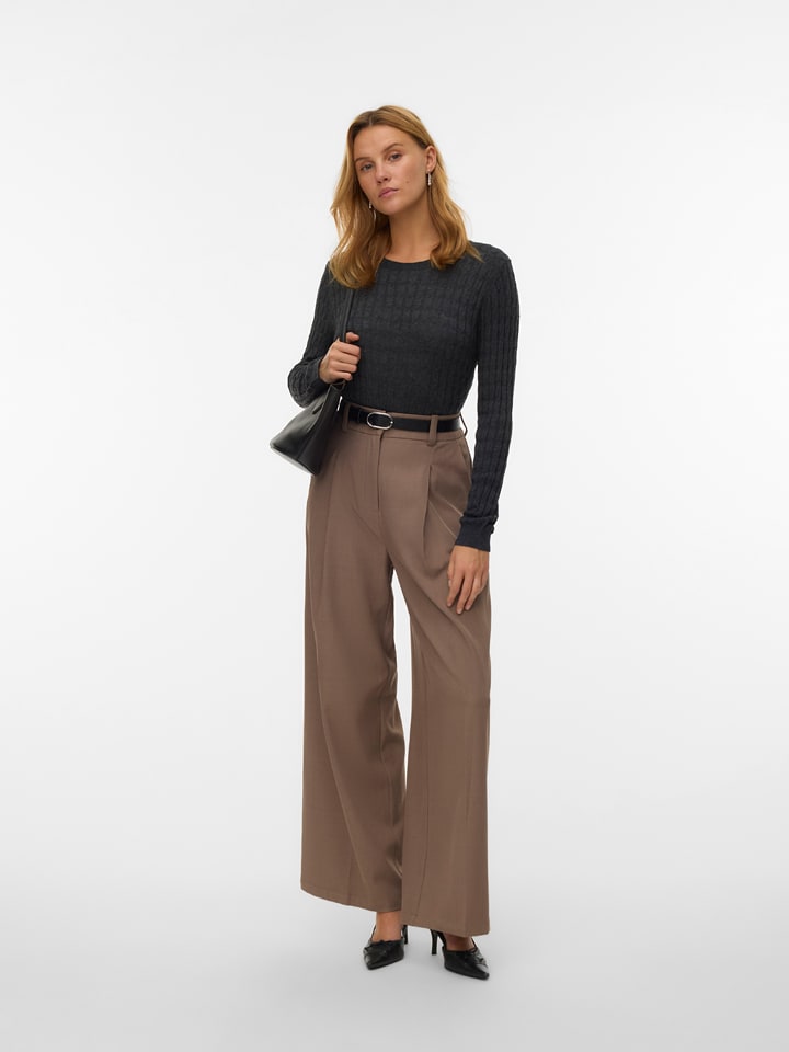 Vero Moda Sweter w kolorze antracytowym rozmiar: L