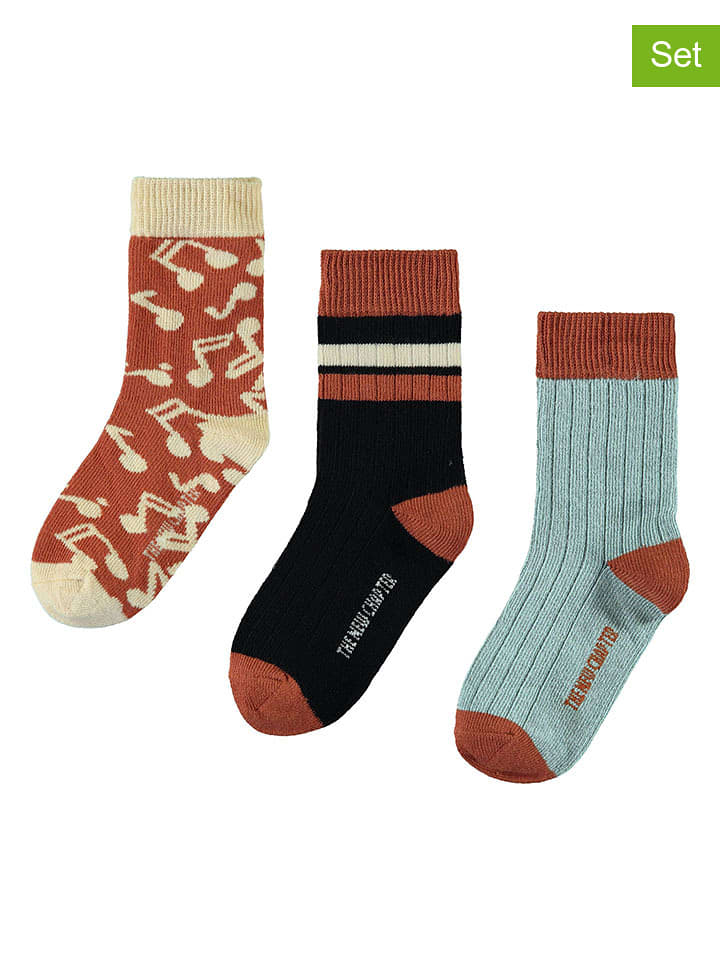 The New Chapter Skarpety (3 pary) ze wzorem rozmiar: 92-98